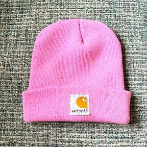 Pink toddler Carhartt beanie